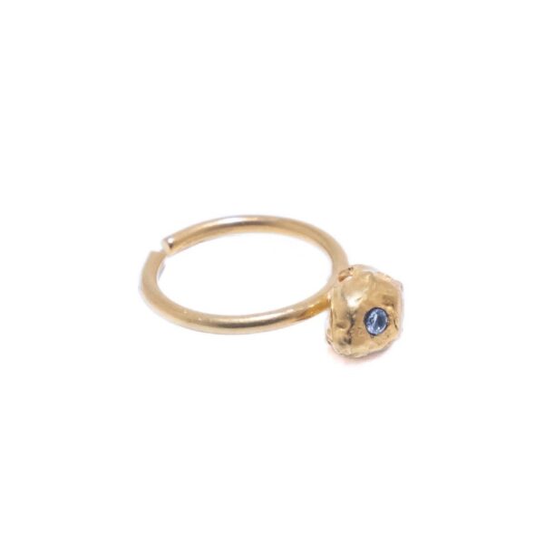 LUCKY Nugget Ring Gold PLated