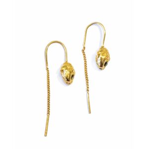 Lucky NuggetEarring Gold Plated